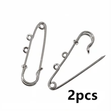 2pcs Stanless Steel Safety Pins Brooch Blank Base 50/70mm With 1/2/3/4/5 Rings Safety Pins Craft Jewelry Making Findings - Brooch Base - View 18
