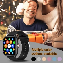 1 buah Smart Watch Pria & Wanita, Layar Sentuh Penuh 1,83 inci, Baterai 180mAh, Panggilan/Jawab Panggilan, Penghitung Langkah, Kalori, Pelacak Olahraga, Alarm, Notifikasi Panggilan & Pesan; Smart Watch Olahraga Multifungsi, Kompatibel dengan Android dan iOS - MultiWarna - View 6