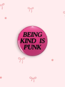 1pc/6pcs 4.4cm Y2K Pink Fun Pattern Button Badge,Inspirational Slogan & Pink Leopard,Bag Charm Clothing Accessory,Fun Gift For Friends, Family, Teachers And Classmates,Perfect For Halloween And Christmas - Multicolor - View 8