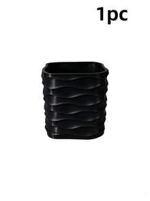 1/4 buah Pot Tanaman Persegi Bergelombang dengan Baki Drainase, Pot Tanaman Minimalis Gaya INS, Wadah Tanaman Meja, Ornamen Dekorasi Rumah, Hadiah yang Bermakna, Tersedia Berbagai Warna - Persegi Bergelombang - View 15