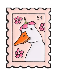 QIHOO 1pc Cute Duck Enamel Brooch Set, Cartoon Goose Lapel Pin, Funny Animal Brooch For Backpack, Clothing, Jewelry Decoration Gift - Multicolor - View 9
