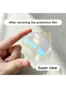 1/5/12sets DIY Fridge Magnet Photo Frame Making Kit | Transparent Acrylic Square Blank Pieces | Fashionable Handmade Gift Materials Autumn Home Decor, Halloween Decor, Room Decor Aesthetics, Christmas Home Decor, Home Decor, Decor Style, Kitchen Decor Saudi National Day, - Multicolor - View 5