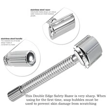 Unisex Double Edge Safety Razor And Nose Hair Trimmer Beard Tool - Fits All Double Edge Razor Holders, Exquisite Gift Box Packaging - Multi-pack - View 8