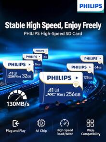 PHILIPS FM23TF-B, TF Memory Card, U3 High-Speed Read/Write, A1 Application Acceleration, Surveillance Recorder And Smartphone Storage Memory Card - View 9