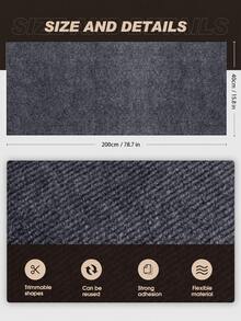 1pc Cat Scratch Furniture Protector Pad - Sticky Cat Scratch Wall Pad With Self-Adhesive Backing, Suitable For Sofa, Bench, Wall, Cat Tree And Homemade Scratching Board - Multicolor - View 14