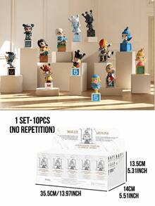 MOLLY Anniversary Sculpture Classic Return Series 2 Blind Box Figure, Molly Collectible Toy Blind Box, Holiday Surprise Blind Box, Molly Fan Figure Sculpture Collection, Toy Blind Box, Exquisite Theme Party Decoration - Multicolor - View 11