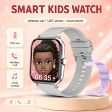 QAGSFLC [Smart Watch]1.83-Inch HD Touchscreen Smartwatch With Silicone Strap, Supports Bluetooth Calling, Message Notifications, Calorie Tracking, Sports Tracking, Stopwatch, Weather Forecast, Music Control, Compatible With Android/IOS Phones - Multicolor - View 17