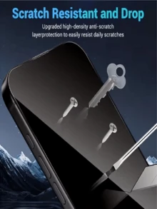 5片 9D 隱私鋼化玻璃螢幕保護貼，適用於 iPhone 18 Pro Max/18 Pro/17/16/15/14/13/12/11/17 Pro Max/17 Pro/Plus/Mini/Fold/Air/X/Xr/Xs Max，全螢幕覆蓋，9H 硬度，防刮、防指紋，易於安裝 - 5件 - 查看 5