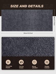1pc Self-Adhesive Cat Scratching Board, 78.7 X 15.8 Inches, DIY Climbing Cat Scratching Board, Sofa Protector Pad, Prevent Cat Scratching, Suitable For Sofa, Wall And Furniture. - Multicolor - View 11