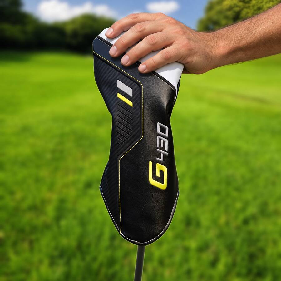 G430 Golf Hybrid Headcover With Interchangeable Number Tags, Black And ...