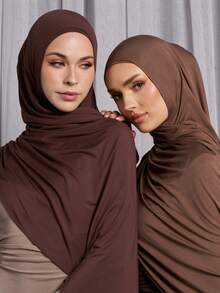 Hijab Muslim Instan Siap Pakai untuk Olahraga Wanita, Nyaman, dan Menyerap Keringat - MultiWarna - View 11
