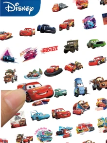 50 Buah Stiker Disney Cars, Stiker Vinyl Berlisensi Resmi, Stiker Kartun Lucu untuk Perlengkapan Scrapbook, Jurnal, Hadiah Kelas, Kado Ulang Tahun, Stiker untuk Laptop, Botol Minum, Ruang Kelas, Stiker Imut - MultiWarna - View 8