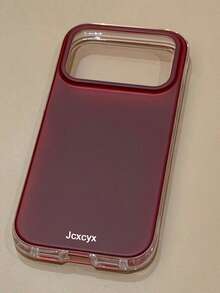 Minimalist Frosted Semi-Transparent Phone Case Compatible With IPhone 17 Pro Max 17 Pro 17 16 Pro Max 16 Pro 16 15 Pro Max 15 Pro 15 14 Pro Max 14 Pro 14 Cases Macaron Colors Matte Transparent Back Cover - Burgundy - View 3