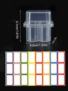 3ml Storage Plastic Box, Ultra Mini Peptide Travel Storage Box, Refrigerator - Each Storage Box Has 2 Compartments, Pocket Size, Can Hold 3ml Medication Bottles, Convenient To Carry, Store Insulin And Peptide Medications Anytime Anywhere (Inner Bottle Not Included) - Multicolor - View 14