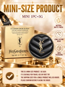YSL NEW MINT MATTE LIGHTWEIGHT FOUNDATION #20, Full Size 14g, Sample 5g, Long-Wearing, Suitable For Normal To Oily Skin - #20 - View 6