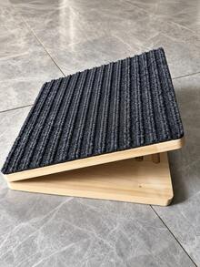 Adjustable Wooden Small Dog And Senior Dog Ramp, Foldable Indoor Pet Ramp With Height-Adjustable Triangular Support And Non-Slip Carpet, No Assembly Required - Multicolor - View 9