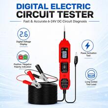 V519 OBD2 Scanner & CNBJ-823 Circuit Tester Combo, 2 Pieces Automotive Diagnostic Tool Kit, Engine Fault Code Reader, DTC Clear, Live Data, 6-24V Electrical Circuit Tester For Auto Repair Other Versions - A - View 7