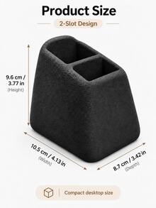 1pc Remote Control Storage Box, Black Multi-Compartment TV Remote ...