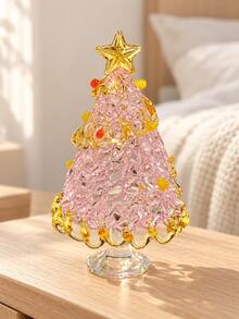 Ornamen Pohon Natal Kaca Kristal, Patung dengan Nilai Koleksi dan Dekoratif, Cocok untuk Pajangan Meja Rumah Saat Liburan, Pilihan Ideal untuk Dekorasi Rumah Orang Dewasa. Cocok untuk Meja Rumah, Pajangan Jendela, dan Menciptakan Suasana Liburan Natal, Juga Dapat Digunakan Sebagai Hadiah Tahun Baru. - Berbagai gaya - View 6