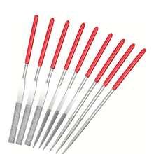 Miniature Model File Set, Includes Round, Flat And Triangular Diamond Files - 9 Pcs - View 6