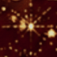 Wine Red Starry Sky Gold Crescent Moon