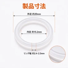 1/20/50pcs Optional Waterproof Silicone O-Rings, 3mm Wire Diameter Anti-Slip Wear-Resistant Sealing Gaskets, High-Quality Silicone Rings With Excellent Elasticity, Waterproof Leak-Proof Anti-Aging And Non-Deforming, Stable And Reliable Sealing. Suitable For Water Pipes, Faucets, Shower Fittings Sealing Repair, Quickly Solving Leakage Problems; Also Can Be Used As Handmade DIY Accessories, Umbrella Repair Replacement Rubber Rings, Keychain Cushion Rubber Rings - Multicolor - View 3