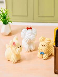 5pcs Resin Miniature Dog Figurines, 6 Styles Total. Mini Dog Micro Landscape Decor Accessories, Exquisite Animal Sculptures, Suitable For Home, Office, Kitchen Desktop Display, And Party Scene Decoration - Multiple Styles - View 8