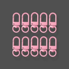 1-500pcs Assorted Random Candy Color Metal Rotating Dog Clips/Lobster Clasps Y2K Cute Style DIY Keychain Bag Pendant Jewelry Hardware Accessories - one-size - View 11