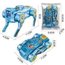 2-In-1 Transform Mechanical Robot Dog , Dual Mode Fingertip Gyro Stress Relief Toy, Metal Novelty Desktop Collectible Toy For Teens, Christmas Gift, New Year Gift - Multicolor - View 8