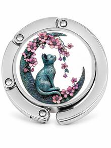 2PS Creative Portable Foldable Tabletop Bag Hook - Cute Cartoon Animal Design Decorative Hooks For Hanging Purses Backpacks Grocery Totes On Tables, Space-Saving Organizer For Home Kitchen Office Restaurant Closet Entryway, Sturdy Non-Slip - Multicolor - View 12