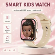 QAGSFLC [Smart Watch]1.83-Inch HD Touchscreen Smartwatch With Silicone Strap, Supports Bluetooth Calling, Message Notifications, Calorie Tracking, Sports Tracking, Stopwatch, Weather Forecast, Music Control, Compatible With Android/IOS Phones - Multicolor - View 14
