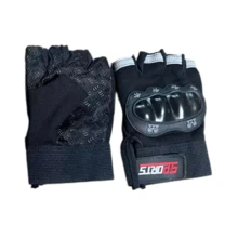Unisex Kids' Half-Finger Outdoor Cycling, Roller Skating, Sports Fitness Glove Set, Lightweight Protective Shell Design, Anti-Slip, Sun Protection, Breathable - Multicolor - View 14