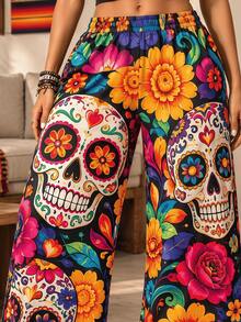 Women Pants - Multicolor - View 2