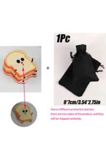 Cute Cartoon Toast Acrylic Bag Clips, Multi-Functional Snack Sealing Clips, Reusable Food Bag Sealers, Suitable For Kitchen Snack Storage, Photo And Memo Paper Fixing - Multicolor - View 10