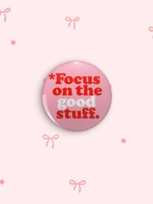 1pc/6pcs 4.4cm Y2K Pink Fun Pattern Button Badge,Inspirational Slogan & Pink Leopard,Bag Charm Clothing Accessory,Fun Gift For Friends, Family, Teachers And Classmates,Perfect For Halloween And Christmas - Multicolor - View 5