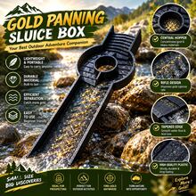 1pc Lightweight Plastic Gold Sluice Box, Gold Prospecting Equipment, Gold Recovery Tool, Portable Alluvial Gold Mining Gear, With Splash-Proof Design, Suitable For River, Stream, Beach Gold Prospecting, Outdoor Gold Hunting Tool, Suitable For Beginners, Amateur Gold Prospectors And Miners, Gold Hunting Gear, Gold Recovery Tool - Outdoor Tools - View 1