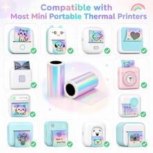 Transparent Self-Adhesive Thermal Paper Roll - 57mm X 2.5m, Compatible With Most Mini Printers | Create Receipts And Labels Without Batteries, Office Supplies, Clear Printing, Self-Adhesive Backing, Smooth Surface, Printers, Retail Stores - View 10