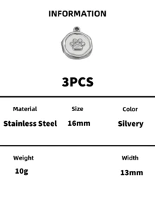 Stainless Steel 18K Gold Plated Embossed Multi‑Pattern Disc Pendants,Tarnish Resistant Waterproof DIY Jewelry Making Charms For Bracelets Necklaces - Multiple Styles - View 8