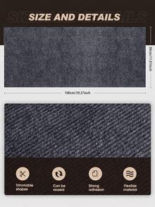 1pc Cat Scratch Furniture Protector Pad - Sticky Cat Scratch Wall Pad With Self-Adhesive Backing, Suitable For Sofa, Bench, Wall, Cat Tree And Homemade Scratching Board - Multicolor - View 21
