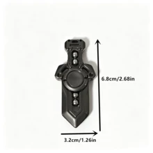 Mainan Fidget EDC, Mainan Meja Logam Kreatif dengan Fitur Suara Berputar & Geser, Meningkatkan Fokus & Hiburan Dinamis, Hadiah Ideal untuk Pria & Profesional - MultiWarna - View 3