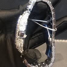 Bestselling Fully Rhinestone Men's Quartz Watch Hip Hop Diamond Watch - Mouldless - View 12