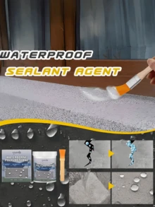 1PC Roof Waterproof Adhesive Coating, Transparent Waterproofing Agent For Roof And Home Multi-Surface Application, Easy Application, Cost-Effective And High-Performance, Suitable For Roofs And Exterior Walls, Applicable To Various Hard Surfaces Around The House, Simple Construction, Time-Saving And Labor-Saving, No Complex Tools Required - Multiple Styles - View 2