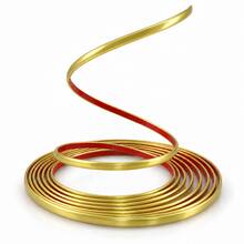 1pc 5m X 8mm PVC Self-Adhesive Ultra-Thin Decorative Trim Strip, Flexible Edge Line For Wall, Cabinet, Mirror, Furniture, Door Frame, Panel Indoor Decoration - C - View 11