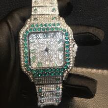 Bestselling Fully Rhinestone Men's Quartz Watch Hip Hop Diamond Watch - Mouldless - View 14