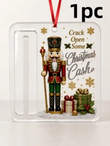1 Or 2 Flat 2D Acrylic Cash Gift Hanging Decor, Snowman Decorative Tag, Christmas Tree Commemorative Ornament, Home New Year Holiday Decoration, Christmas Gift For Friends And Family (Cash Not Included) - Multicolor - View 17