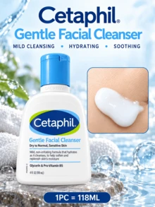 Cetaphil Gentle Cleansing Lotion, Ukuran Penuh 118ml, Pembersih Lembut, Membersihkan dan Melembapkan, Cocok untuk Kulit Sensitif, Cocok untuk Kulit Kering hingga Normal yang Sensitif - Cetaphil Gentle Cleansing Foam - View 4