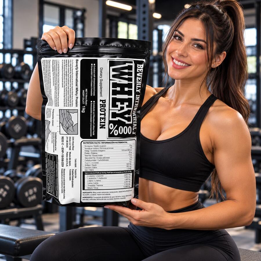 Beberly Whey Protein 1kg Presentation - vanilla - View 1