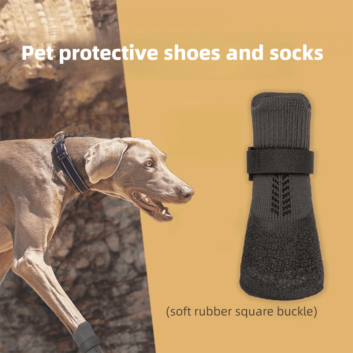 2pcs/4pcs Large, Medium, Small Dog Shoes - All-Weather Paw Protection, Non-Slip Sole, Light Waterproof Design - Winter Snow Boots, Summer Heat Protection, Rainy Day Essential, Outdoor Adventure Gear, Senior Dog Activity Support