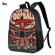 Vintage Poster Style #19 Player Print 3 Pieces Set: Large Capacity Backpack + Crossbody Bag + Pencil Case, Adjustable Breathable Shoulder Straps, Classic Sports Fan Game Day Commute Storage Set - Printed Bag - View 13