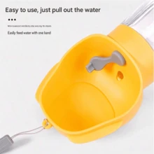 Pet Multi-Function Outdoor Portable Water Bottle, Essential For Dog Walking, Transparent Visible Leak-Proof Travel Water Cup For Outings - Large Capacity - View 3